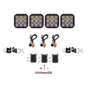 Балка светодиодная SS5 PRO белый водительский свет 4 шт 