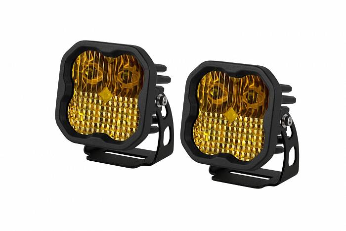 Янтарные LED-фары SS3 Pro комбинированные 2 шт 