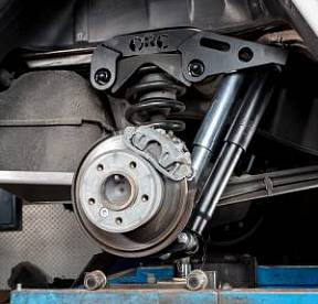 Комплект кронштейнов для установки двух амортизаторов (задний мост) для Mercedes G-Class  