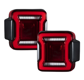 Светодиодные фары заднего света для Jeep JL Wrangler 2018-24