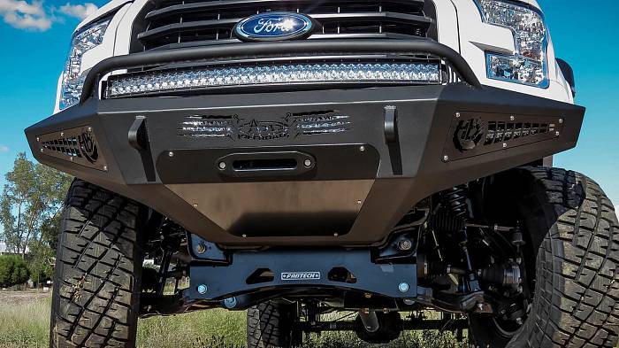 Передний бампер HoneyBadger для Ford F-150, крепления для LED-балки