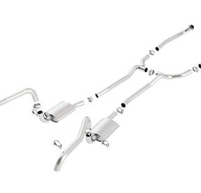 ВЫХЛОПНАЯ СИСТЕМА ОТ КОЛЛЕКТОРА HEADER-BACK CHEVROLET CAMARO BIG BLOCK V8 396 CID ’67-’69