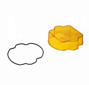 Линза для фары серии LP9, янтарный цвет (Driving/Combo)