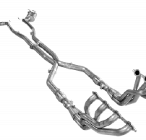 Выхлопная система 1-7/8"×3'' с катализаторами для Camaro V8 LS3/L99 2010-15