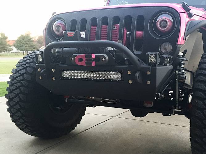 Бампер передний под лебёдку для Jeep JK серии Fusion GenRight