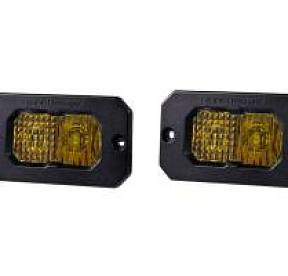 Врезные желтые LED-модули SS2 Pro с янтарной подсветкой, комбинированный свет