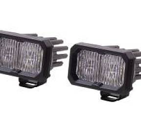 Противотуманные LED-фары SS2 Pro с янтарной подсветкой