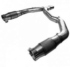 Приемная труба Y-Pipe для Camaro/Firebird, 3" x OEM с кат. Green