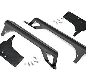 Крепление светодиодной балки 50'' к верху рамки лобового стекла Jeep Wrangler TJ 4WD (покрытие)