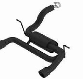 Выхлопная система Borla Axle-Back для Jeep Wrangler JL|JLU 2018-2023, черная