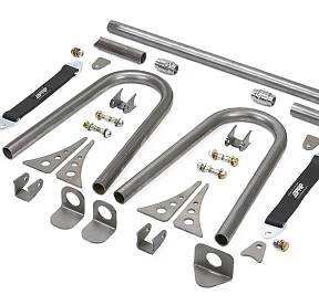 Комплект кронштейнов для установки амортизаторов COIL OVER с корпусом 2-2.5 дюйма на Jeep "Hoop Tube  Style" от  GenRight