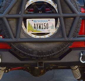 Steel Full Length Rear Bumper 06 for 07-17 Jeep Wranglers