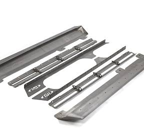 Защита порога стальная со ступенью для Jeep Jk 4 двери от GenRight