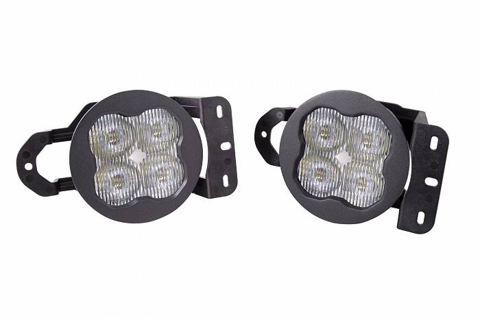 Комплект противотуманных белых LED-фар SS3 Pro MS с кронштейнами