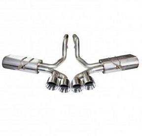 Система Axle Back для Corvette C5, 1997-2004,  3" x 3", полированные насадки