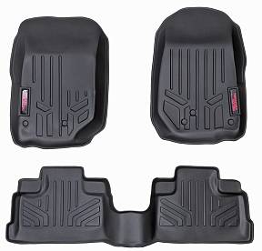 Ковры передние и задние для Jeep Wrangler Unlimited 2007-2015