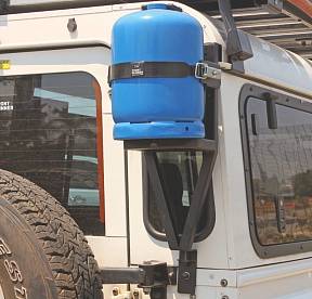 Land Rover Defender 90/110 Single Gas Bottle Bracket - by Front Runner