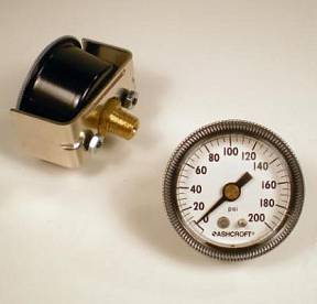 Монтажная стальная панель для манометра 200 PSI