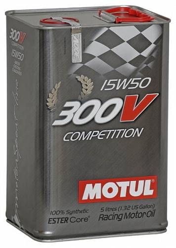 5 л MOTUL 300V COMPETITION произведено по технологии ESTER Core®