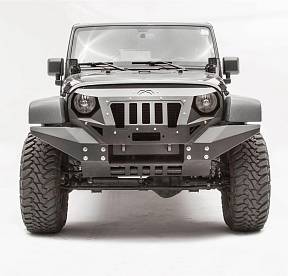 Бампер передний комбинированный с решеткой "Грампер" для Jeep JK 2007-2017 