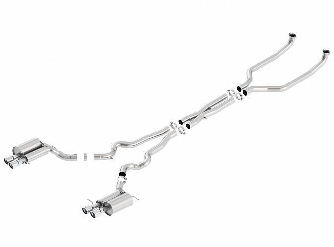 ВЫХЛОПНАЯ СИСТЕМА CAT BACK BMW  F10  M5 ’13-’15 4.4L V8 AT RWD S-TYPE V8-4.4L (twin-turbo)