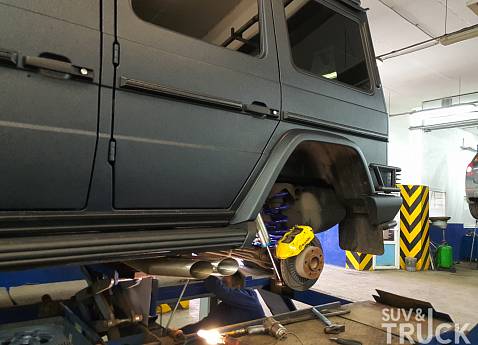 Тюнинг подвески Mercedes G-500| Доработка подвески MB G-class