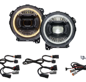 Светодиодные фары головного света для Jeep JL Wrangler 2018-22