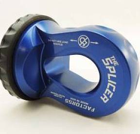 Коуш для синтетического троса 3/8-1/2" - синий