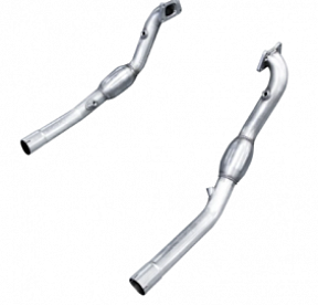 Комплект Down Pipes 2-1/2"×2-1/2'' с катализаторами для Camaro V8 6th Gen, 2016+