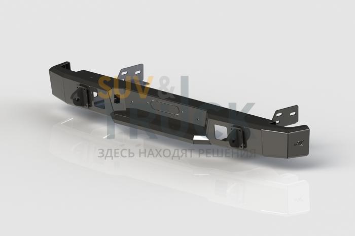 Задний силовой бампер BMS PRO-Line для Isuzu D-Max 2012-18, покрытие Line-X