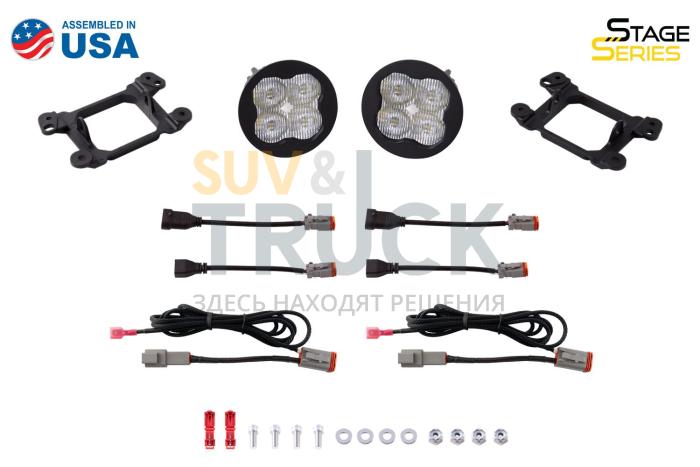 Комплект противотуманных белых LED-фар SS3 Sport тип M