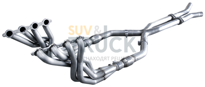 Длиннотрубный выпускной коллектор 2"×3'' с катализаторами для Camaro Z28 2014-15