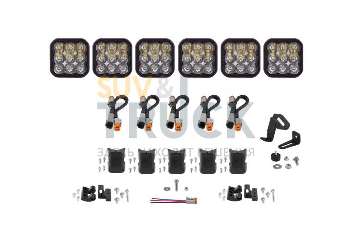 LED-балка SS5 Sport Universal белый комбинированный свет, 6 модулей 