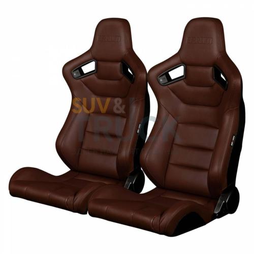 Спортивные сиденья анатомические серии Elite Series Sport Seats - Brown Leatherette