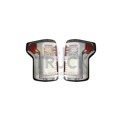 Ford F150 15-17 & RAPTOR 17-18 (Replaces OEM LED Style Tail Lights w Blind Spot Warning System) OLED TAIL LIGHTS - Clear Lens