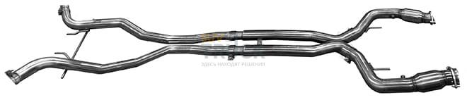 X-Pipe для Chevrolet Caprice PPV с катализаторами Green