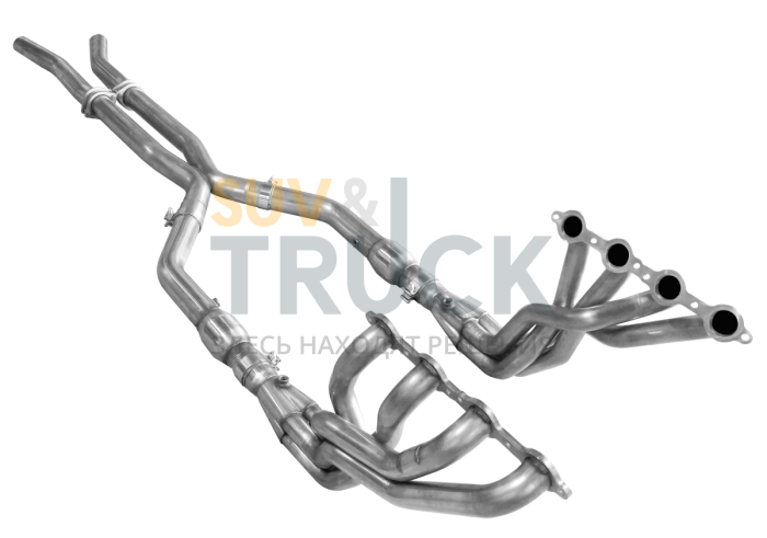 Длиннотрубные выпускные коллекторы 1-7/8"×3'' с катализаторами для Camaro V8 LS3/L99/ZL1/1LE 2010-15