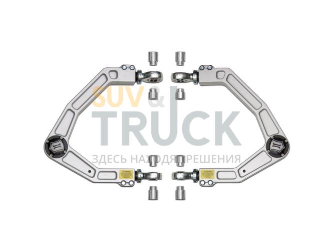 Рычаги верхние (UCA) алюминиевые с шаровой опорой DELTA  для Ford Raptor 2017+ 