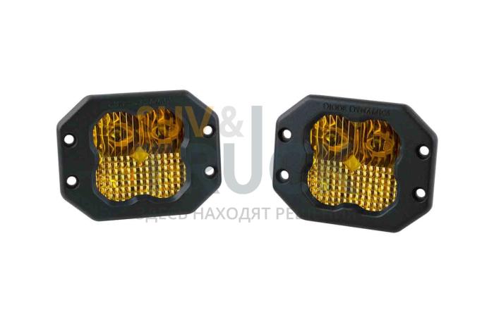 Желтые врезные LED-модули SS3 Sport, комбинированный свет