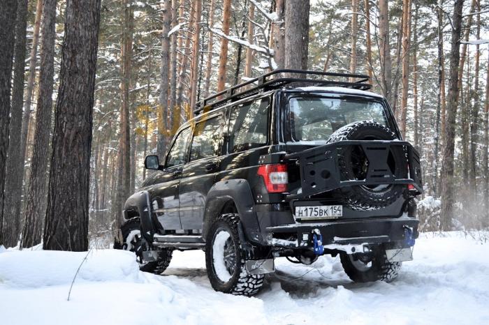 Универсальный экспедиционный багажник BMS Yukon для УАЗ Патриот, кунг Tundra DC, покрытие Raptor