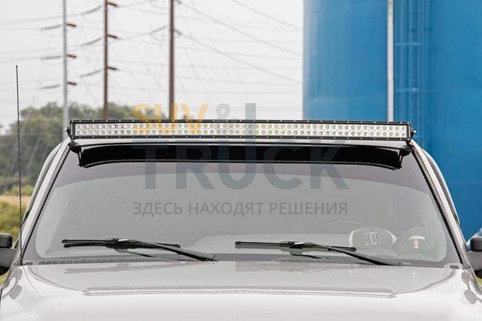 Кронштейн для установки закруглённой 54'' балки над лобовым стеклом Chevrolet Silverado 1500 4WD/2WD  1999-06  (GMT-400)