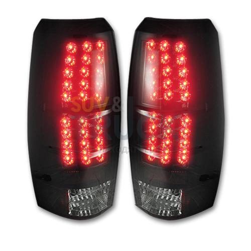 Chevy Avalanche 07-13 LED TAIL LIGHTS - Smoked Lens