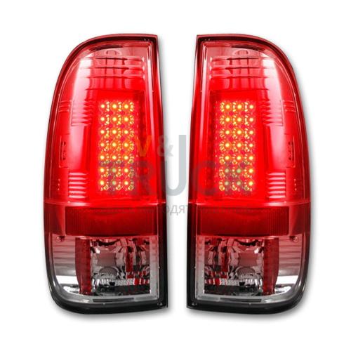 Ford Superduty F250HD/350/450/550 08-16 LED TAIL LIGHTS - Clear Lens