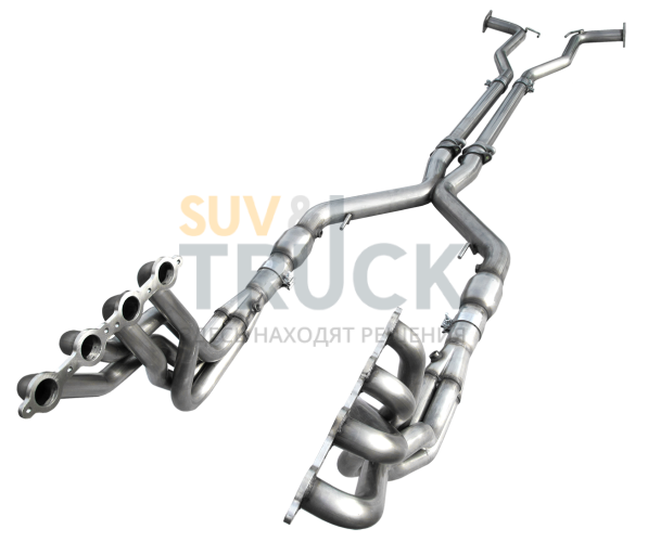 Длиннотрубный выпускной коллектор 1-7/8"×3'' с катализаторами для Pontiac G8 GT/GXP, 2008-09