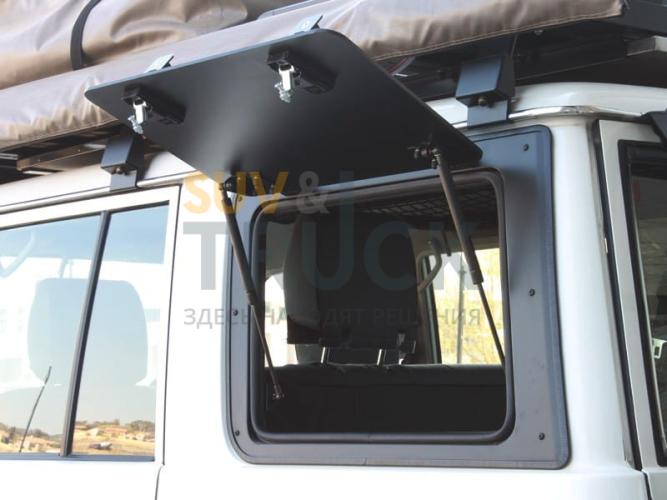 Toyota Land Cruiser 70 Gullwing Window / Left Hand Side Aluminium - by Front Runner