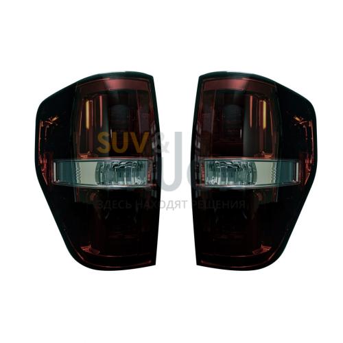 Ford F150 & RAPTOR 09-14 OLED TAIL LIGHTS - Dark Red Smoked Lens