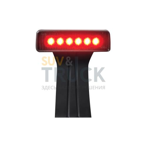 Jeep JK Wrangler 07-17 RED LED 3rd Brake Light - Clear Lens