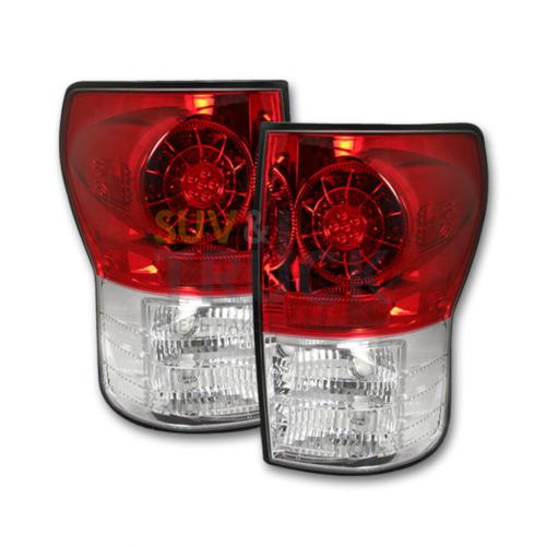Toyota Tundra 07-13 LED Taillights - Red Lens