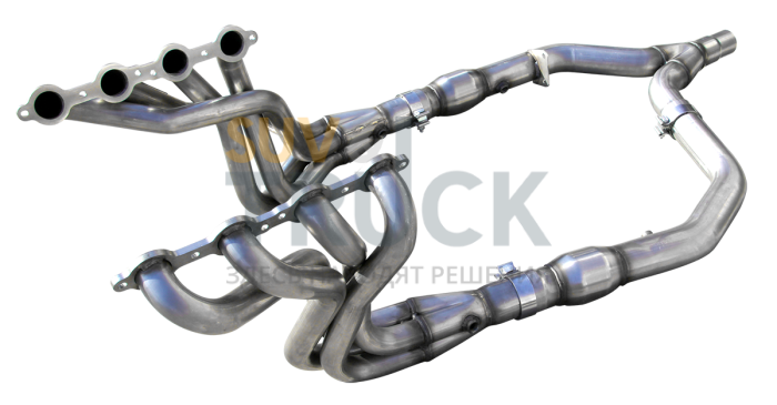 Длиннотрубные выпускные коллекторы 1-7/8"×3'' с катализатором для Camaro/Firebird F-Body LS1 2000