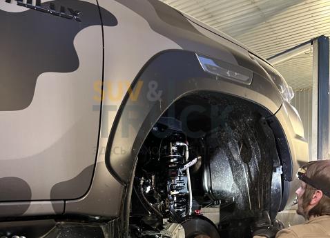 Новый проект от команды SUV&TRUCK - Toyota Hilux 2021 лифт подвески +3"
